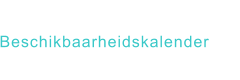 Beschikbaarheidskalender